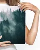 Leinwandbild Canvas Wald im Nebel Bäume Natur Landschaft 3D Produktbild-Vorschau 3