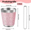 6 Stück Schnapsgläser mit Kette,hängende Schnapsgläser aus Produktbild-Vorschau 7