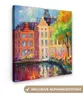 MuchoWow® - Leinwandbilder - Ölgemälde - Amsterdam - Kunst Produktbild-Vorschau 1
