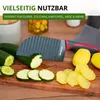 WESTMARK Wellen-/Buntschneide-Messer schwarz / rot Voir les images du produit 9
