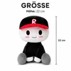 wiztex Blox Buddy Schwarz Plüschtier - 22 cm YouTube Video Produktbild-Vorschau 2