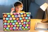 MuchoWow® Laptop Aufkleber Sticker Cover Mädchen - Blume - Produktbild-Vorschau 3