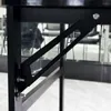 Moderner Gaming-Schreibtisch für Gamer, schwarz, Loft-Stil, Produktbild-Vorschau 6