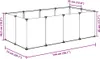 vidaXL Klec pro malá zvířata Transparentní 144x74x46,5 cm Náhled obrázku produktu 7