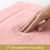 Lavea® 4er Set Badematte 50x80 cm, Badezimmerteppich 100% Produktbild-Vorschau 4