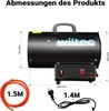 Wiltec Gasheizgebläse 15 kW, Gas Heizkanone mit 30 W Motor, Produktbild-Vorschau 4