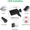 4PCS svietiace náramky USB Reflexné náramky pre vonkajšie Náhľad obrázku produktu 3