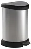 Poubelle Curver DECO BIN 15 L, argent/noir, a dechets, a Voir les images du produit 17