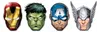 Maschere di carta fustellate dei Mighty Avengers Anteprima dell’immagine prodotto 5