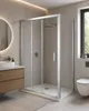 Cabine de douche 140 cm + paroi fixe 70 cm - Portière Voir les images du produit 5