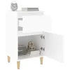 vidaXL Nočný stolík biely 40x35x70 cm Náhľad obrázku produktu 5