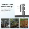 COSTWAY Balkontisch klappbar 2er Set, Balkonhängetisch zum Produktbild-Vorschau 7
