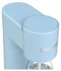 A close-up view of a light blue carbonation machine. Podgląd zdjęcia produktu