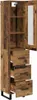 vidaXL Highboard Altholz 34,5 x 34 x 180 cm Holzwerkstoff Produktbild-Vorschau 5