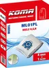 KOMA ML01PL - Set mit 20 Stück Staubsaugerbeuteln mit Produktbild-Vorschau 4
