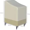 Outsunny Housse de Protection chaises de Jardin empilables Voir les images du produit 5