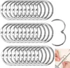 Buchringe, 120 Stück Ringbinder, 22mm Binder Ringe, Metall Produktbild-Vorschau 1