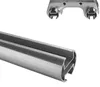 Innenlauf Edelstahl Look Gardinenstange 20mm Wandträger Produktbild-Vorschau 4