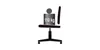 TOPSTAR Hocker Sitness Bob SU43BR0 Fuß weiß Bezug schwarz Produktbild-Vorschau 9
