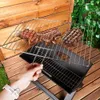 Barbecue portatile a carbone 45 x 35 cm Anteprima dell’immagine prodotto 7