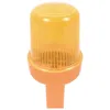 A close-up studio shot of an orange and yellow LED blinker light. Produktbild-Vorschau