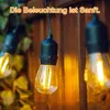 LED Lichterkette, S14 5m Outdoor Lichterkette, Wasserdicht Produktbild-Vorschau 3