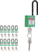 10Set 38 mm/1,5 Zoll Sicherheits-Vorhängeschloss, Produktbild-Vorschau 3