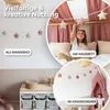 Handgemachte Wimpelkette für Kinderzimmer aus Musselin Produktbild-Vorschau 2