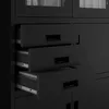 Aktenschrank C018S Büroschrank Metallschrank Tresor Safe Produktbild-Vorschau 3