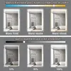 Miroir de salle de bain LED ZMH, dimmable, avec éclairage, Voir les images du produit 9