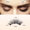 Magnetisches Wimpernset Schwarz 2,5 cm Länge, Produktbild-Vorschau 2