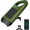 Kurbel-Solar-Taschenlampe mit USB-Aufladung, 3-in-1 Produktbild-Vorschau 1