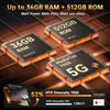 Marketing image showcasing the RAM, ROM, and processor specifications of a phone. Anteprima dell’immagine prodotto