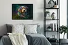 MuchoWow® Gerahmtes Poster Hund - Welpe - Blumen - Natur - Produktbild-Vorschau 5