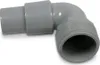 90° Winkeldruckschlauchtülle grau AG 11/2 Zoll x 38/32 mm Produktbild-Vorschau 2