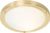 Moderne Deckenleuchte Gold 31 cm IP44 Yuma Produktbild-Vorschau 1