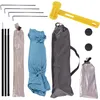 Strandsonnenschutz Elasthan 2,1x2x1,5 m – UV-Zelt mit Produktbild-Vorschau 5