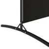vidaXL Paravento a 2 ante, nero, 348 x 180 cm, in tessuto Anteprima dell’immagine prodotto 7