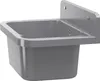 A gray sink mounted on a wall. Anteprima dell’immagine prodotto