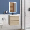 Waschtisch mit Unterschrank 50 cm Waschbecken Keramik mit Produktbild-Vorschau 4