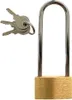 Vorhängeschloss Messing, 40 mm, verlängert Produktbild-Vorschau 1