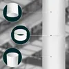 KOTARBAU® Tubo Aerazione Tondo ⌀ 125 mm Tubo di Anteprima dell’immagine prodotto 2