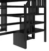 STILVORA Hochbett 140x200cm mit LED-Beleuchtung und USB, Produktbild-Vorschau 5