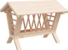 vidaXL Heuraufe für Kaninchen 44x33x33 cm Massivholz Tanne Produktbild-Vorschau 3