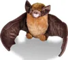 A plush toy bat is shown against a white and light gray background. Produktbild-Vorschau