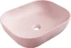 Mexen Rosa Aufsatzwaschbecken 50 x 40 cm, Rosa matt - Produktbild-Vorschau 1