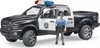 Bruder 02505 - RAM 2500 Polizei Pickup mit Polizist, 1:16 Produktbild-Vorschau 5