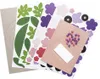 A flat lay of craft supplies for making flower wreaths. Produktbild-Vorschau