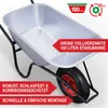 ONBEST Schubkarre WB250 | inklusive Gartenabfallsack | 100 Produktbild-Vorschau 8