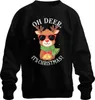 Oh Deer It's Christmas Rudolph Sunglasses Scarf Bells Funny Anteprima dell’immagine prodotto 7